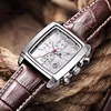 megir fashion casual military chronograph quartz watch men luxury waterproof analog leather wrist watch man free shipping 2028 ► Photo 2/6