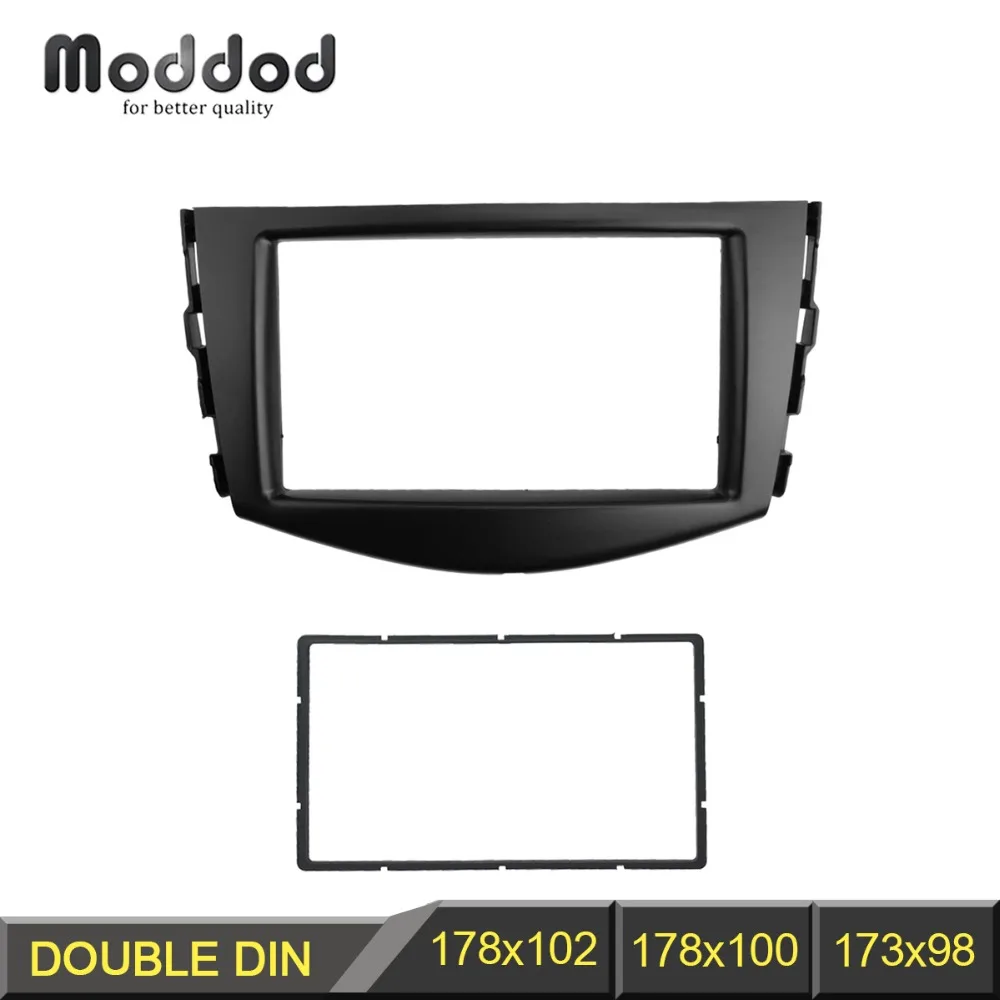 Double Din fascia for Toyota RAV4 Radio DVD Stereo Panel Dash Mounting