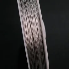 0,3-0,6 мм 50-100 м, 1X7 304 Проволочный Трос из нержавеющей стали мягче рыболовный трос бельевая линия