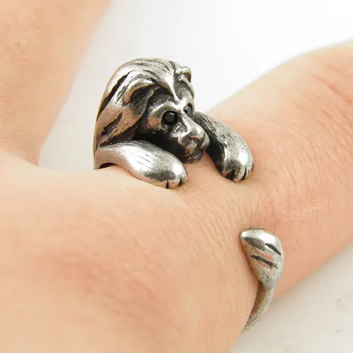 Лидер продаж 10 шт. панк лев кольцо животных Модные украшения удобные Lucky животных кольцо для Для мужчин Для женщин подарок