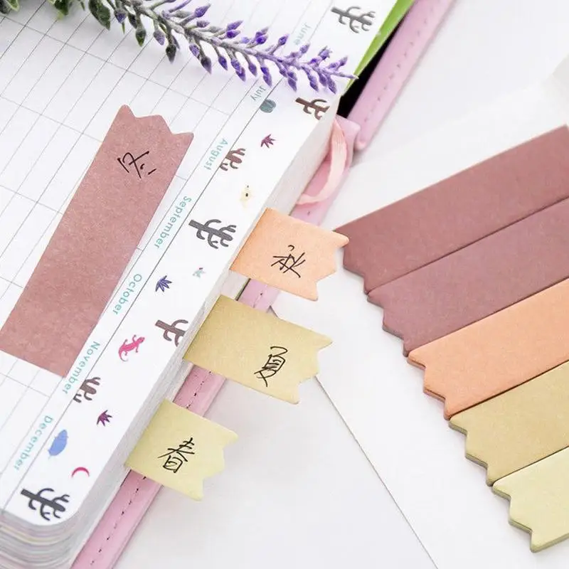 

Self-adhesive Papeleria Kawaii Index Stickers Gradient Message Note N Times Post Sticky Note Note Paper Note N Times Post