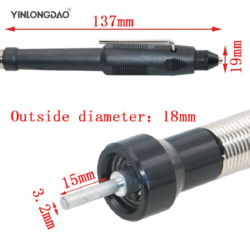 Профессиональный шлифовальный станок, гибкий вал, мягкий гибкий вал с 0,3-3,2 мм, сверлильный патрон, ручка для Dremel 3000, электрические инструменты, аксессуары