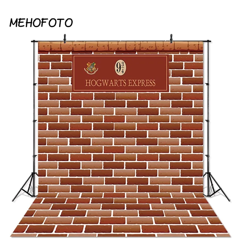 MEHOFOTO Экспресс поезд Хогвартса фон для фотографии Платформа 9 3/4 красная кирпичная
