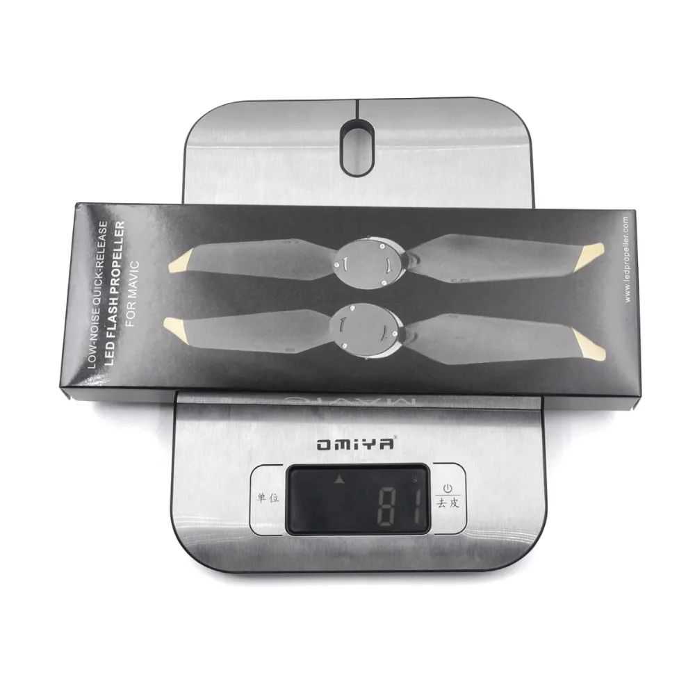 Для DJI Mavic Pro Аксессуары 8331 малошумный реквизит сложенный светодиодный светильник вспышка быстросъемный Пропеллер для DJI Mavic Platinum Pro
