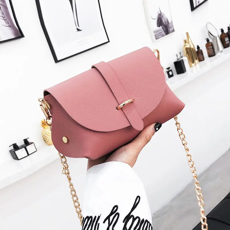 

Youbroer Small Satchel Simple Joker Chain Single Shoulder Small Square Bag