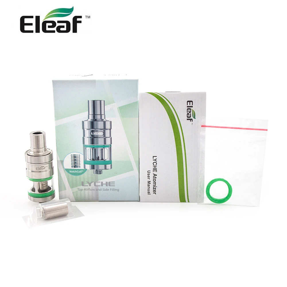 eleaf Lyche атомайзер с двойной и NC головкой 0.25ом головка нижняя сторона заполнения Vape Танк vs Lemo 2 Атомайзер