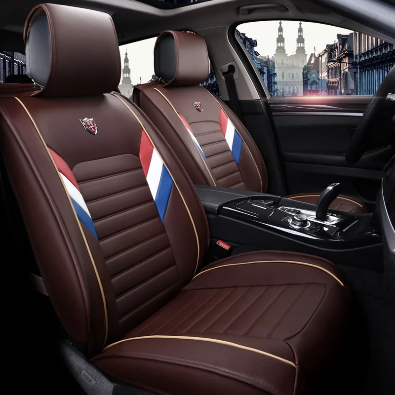  New PU Leather Auto Universal Car Seat Covers for Hyundai accent elantra santa fe solaris sonata tu