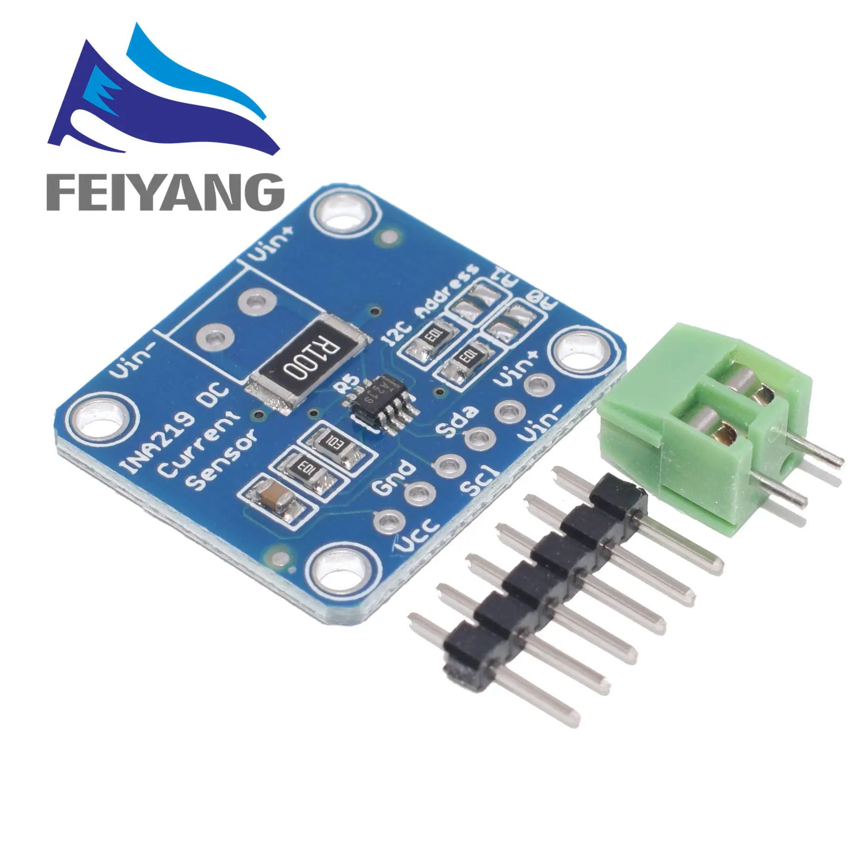 

1PCS SOT23 INA219 Bi-directional DC Current Power Supply Sensor Breakout Module DIY 3V-5V IIC I2C Power Monitoring Sensor Module