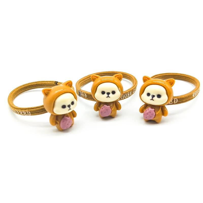 

10PCS Cartoon Head Rope Hair Accessories Headwear Kids Elastic Hair Bands Children Hair Ropes Girls Accessories Baby Headdress