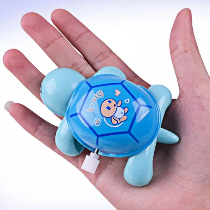 

1pc Clockwork Tortoise Toy Children Plastic Cute Little Animal Turtle Wind Up Toys Kids Educational Toys Random Color