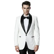 Новые мужские костюмы Красивый и шикарный костюм шаль воротник одна кнопка Показать Тонкий мужской костюм черный воротник модные костюмы торжественные случаи