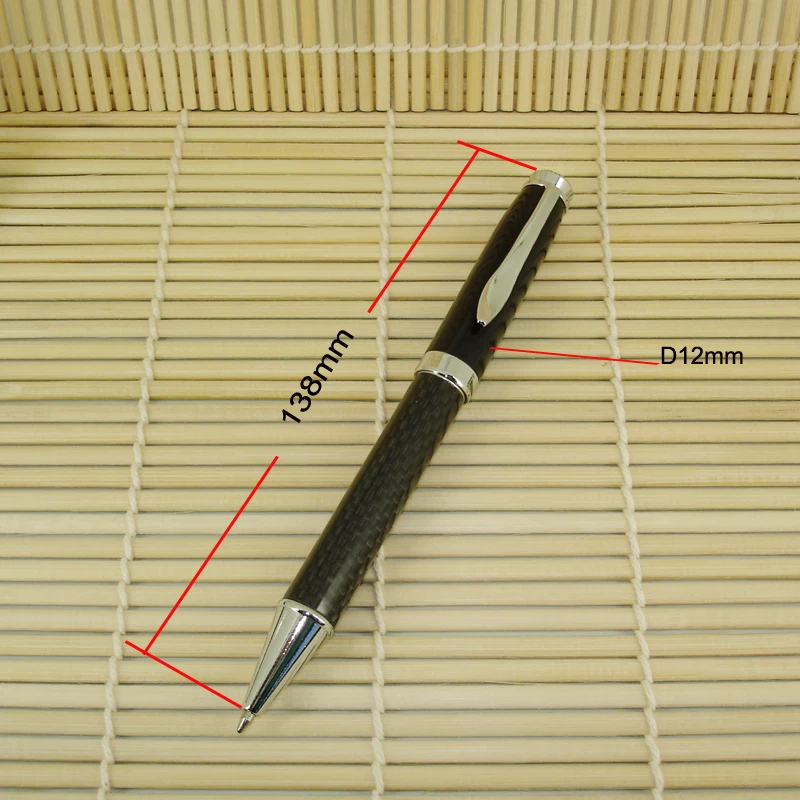 ACMECN, новинка,, пишущий инструмент, Классическая шариковая ручка из углеродного волокна, 38 г, металлические тяжелые ручки, офисные канцелярские принадлежности, унисекс, шариковая ручка