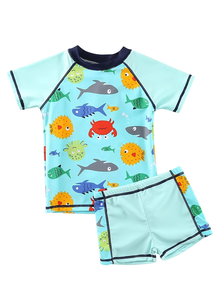 baby boy rash guard set