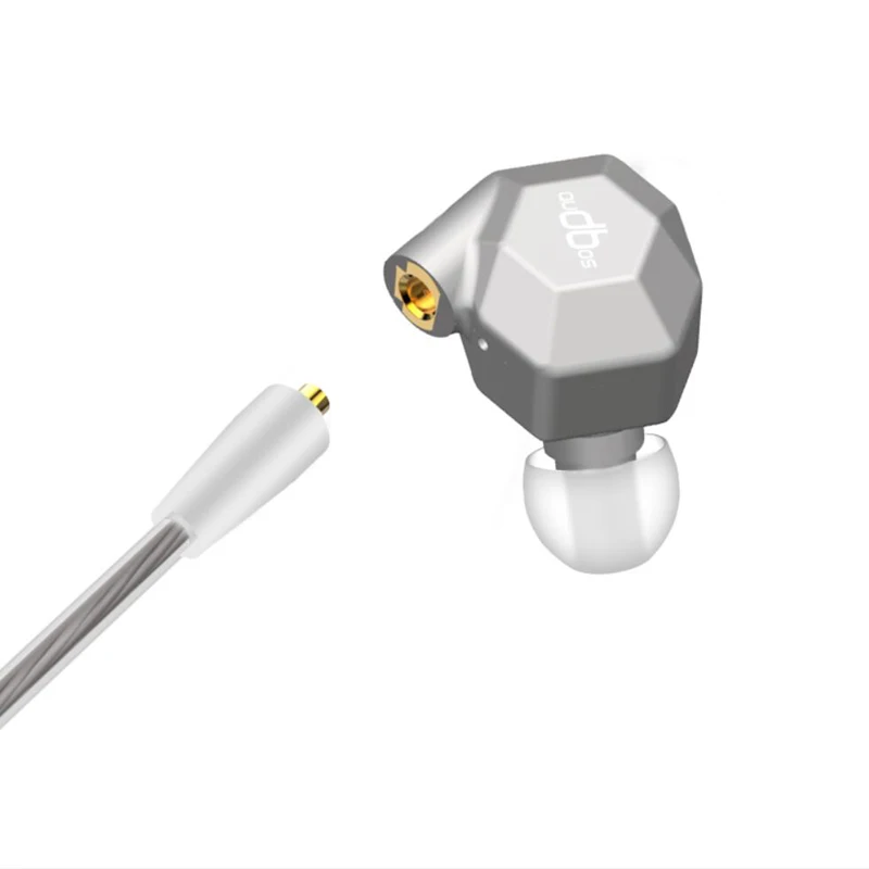 

2018 Newest audbos K5 Metal In Ear Earphone 2DD+2BA Hybrid Drive Unit China DIY HIFI Monitor Earphone With MMCX Interface