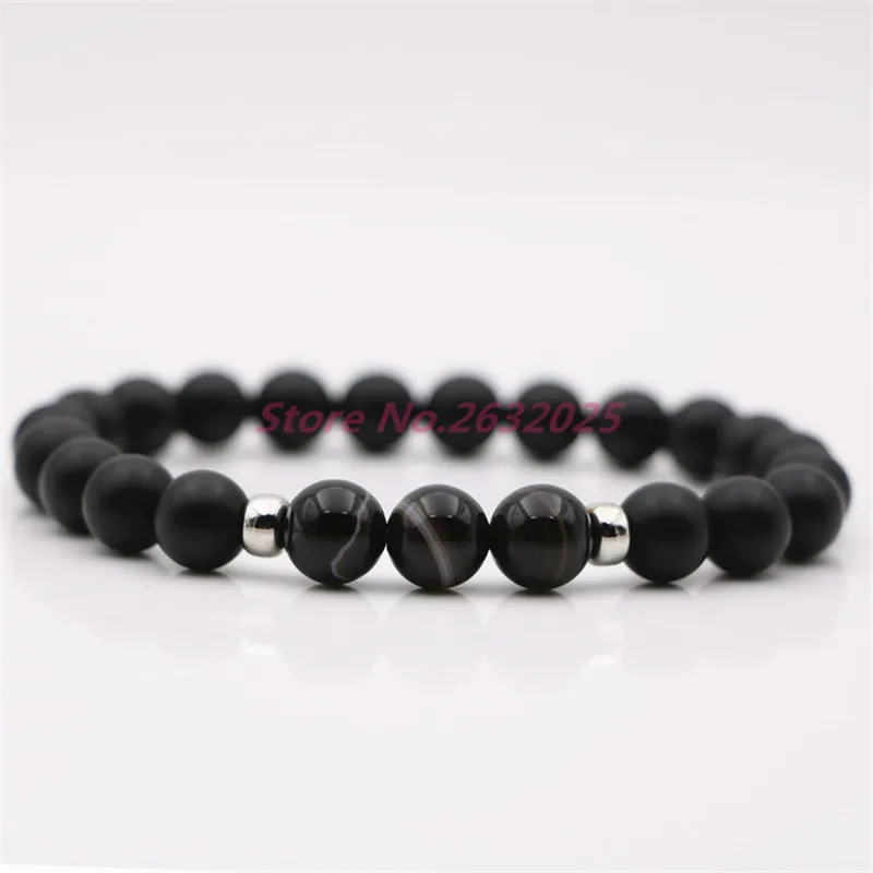 2017 Fashion Jewelry Natural Stone Agate Beads Bracelet Men Elastic Rope Chain Charm For Women Gifts Pulseras mujer | Украшения и