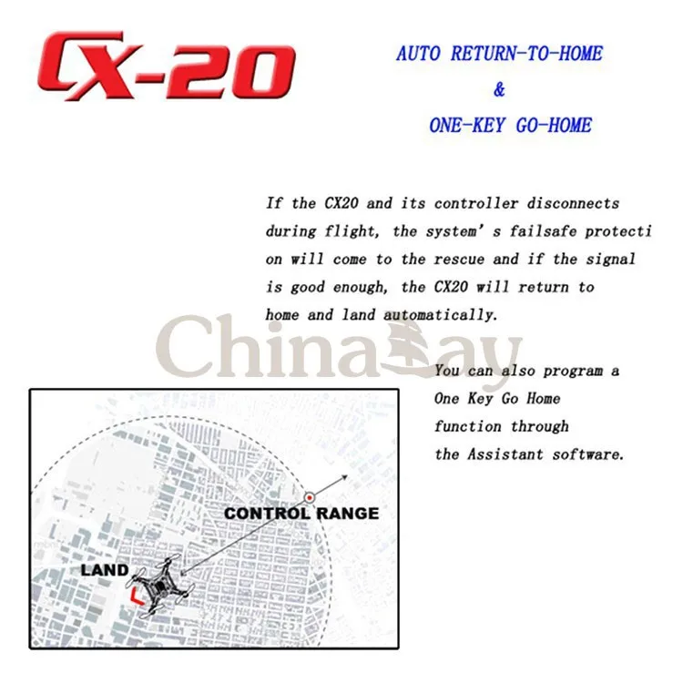 Cheerson CX 20 CX20 CX 20 Open Source Pathfinder With GPS 2.4G Professional RC Quadcopter Can Upgraded To FPV VS DJI Phantom 2