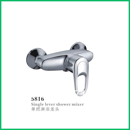 

Free Shipping Chrome Single Handle Shower Mixer Bathroom Faucet Economic Style Simple Design with Flexible Hose and ABs shower
