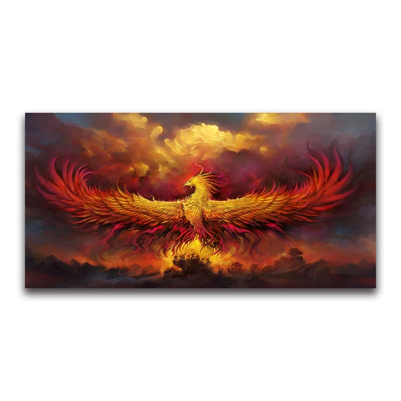 5D diy diamond Painting Cross Stitch kits arts and crafts Diamond Embroidery Mosaic pattern Phoenix decor picture wall sticker