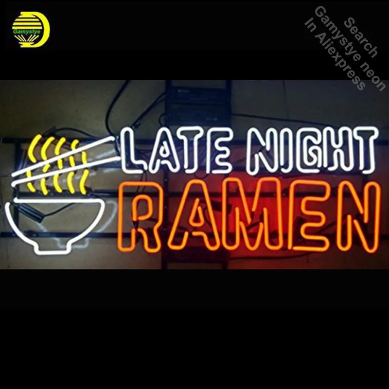 Us 175 5 22 Off Late Night Ramen Neon Sign Bulb Signs For Real Gl Handcrafted Restaurant Custom Lights Light Up In Us 175 5 22 Off Late Night Ramen Neon Sign Bulb Signs For Real Gl Handcrafted Restaurant Custom Lights Light Up In