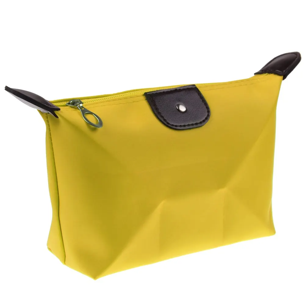 1 шт., многоцветная женская косметичка, сумка для хранения, модная женская косметичка для путешествий, сумочка, клатч для хранения, органайзер для макияжа, сумка - Цвет: yellow