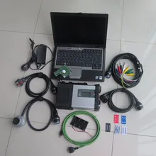 wifi mb star c5 hdd SD Conenct with laptop D630 diagnostic PC 4gb ram newest software