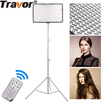 

Travor 288pcs Bi-Color Led Video Light with IR 3200K 5500K for Most Model of Canon Nikon Sony DSLR Camera and Camcorder
