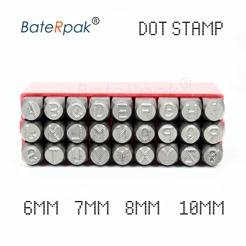 

0-8/letters A-Z Dotted/lattice Motorbike,BateRpak car chassis number stamp letters Steel word punch stamp/matrix stamp letters