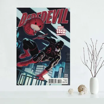 

2018 New arrival Custom Daredevil Canvas Painting Poster Home Decor Cloth Fabric Wall Art Poster for Living Room