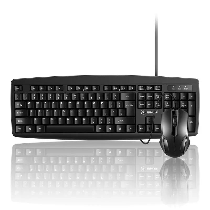 Sunrose T13 защита от брызг Usb Проводная клавиатура 104 клавиш+ мышь набор для домашнего офиса компьютерная игровая клавиатура и мышь комбо для Gam