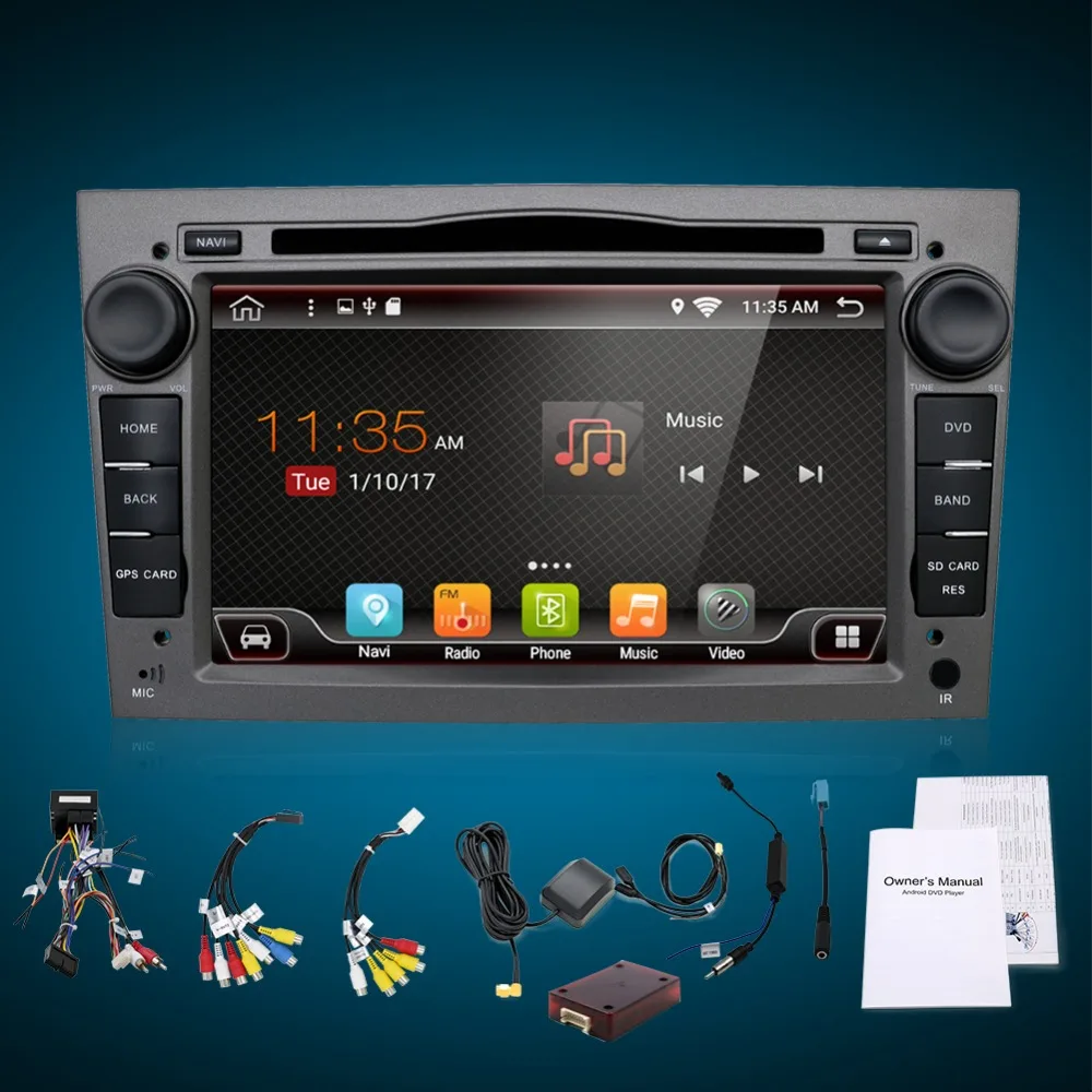 

4G Android 7.1/Android 7.1 2 DIN DVD GPS for Vauxhall Opel Astra H G J Vectra Antara Zafira Corsa Multimedia screen radio stereo