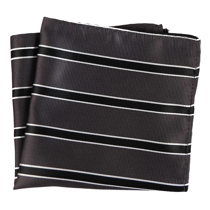 Роскошный мужской платок полосатый Клетчатый плед тканые платки носовой платок из полиэстера бизнес Карманный квадратный полотенце для сундуков 25*25 см - Цвет: WPS-060 hanky