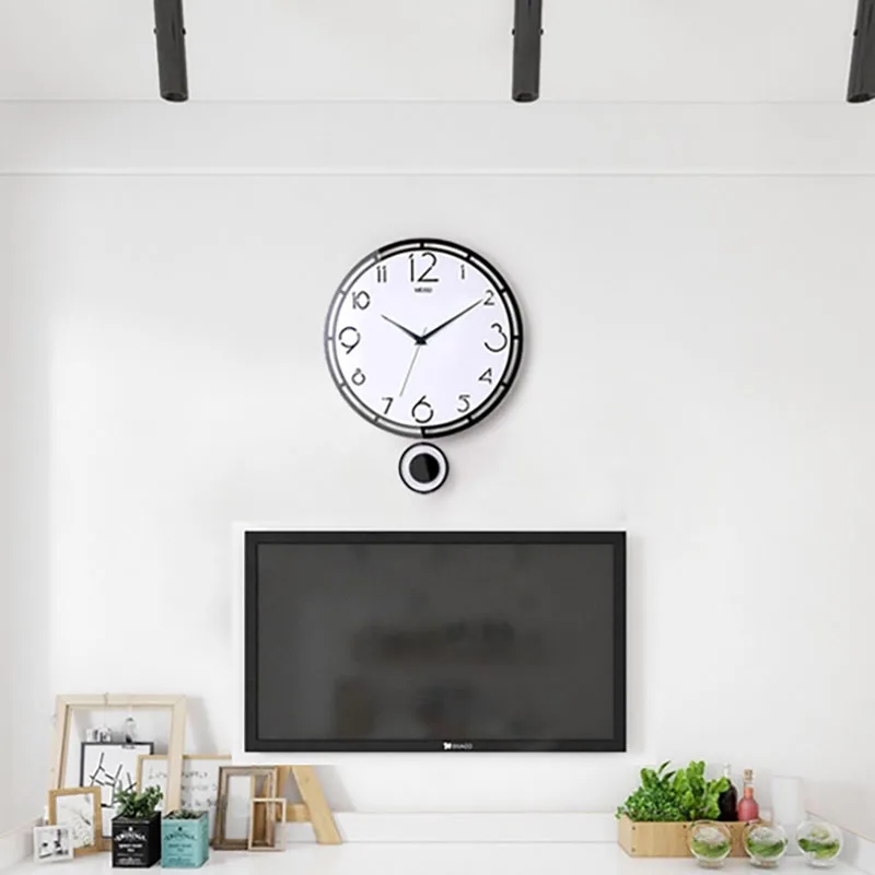 Diamond 3D Wall Clock Sticker for Home Living Room TV Background Decor #2