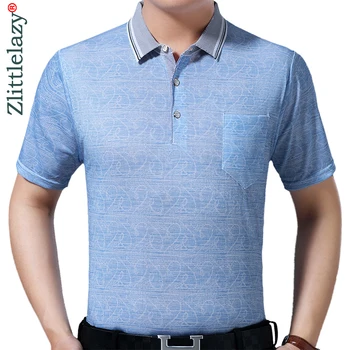 

2019 brand casual pocket summer luxury short sleeve polo shirt men poloshirt jersey mens polos tee shirts dress fashions 50520