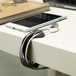 Чехол kisscase для iphone кабель наушников Силиконовые серьги кабель протектор провода зажим для намотки шнура Держатель кабеля Организация