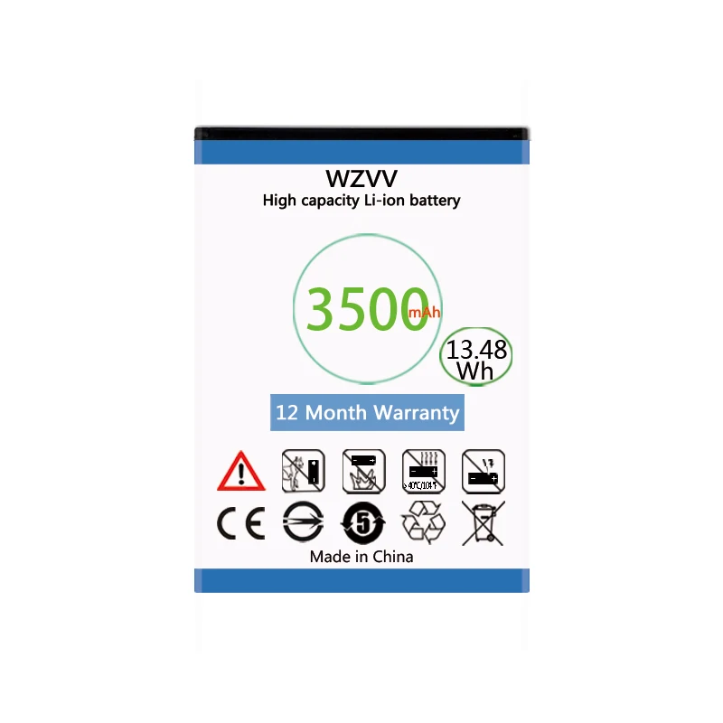 Wzvv 3500mAh сменная батарея для Blackview A7 pro аккумуляторы смартфонов|Аккумуляторы