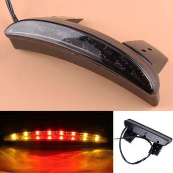 

DWCX 1Pc 12V Motorcycle LED Stop Tail Brake Running Light Turn Signal Lamp for Harley Davidson Sportster 883 1200 2004-2013 2014