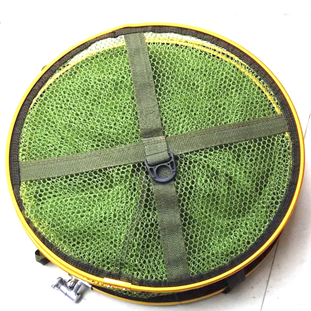 

1PC Retractable Fish Cages Fishing Tackle Care Creel TOPIND Fishing Cage Tackle Tool