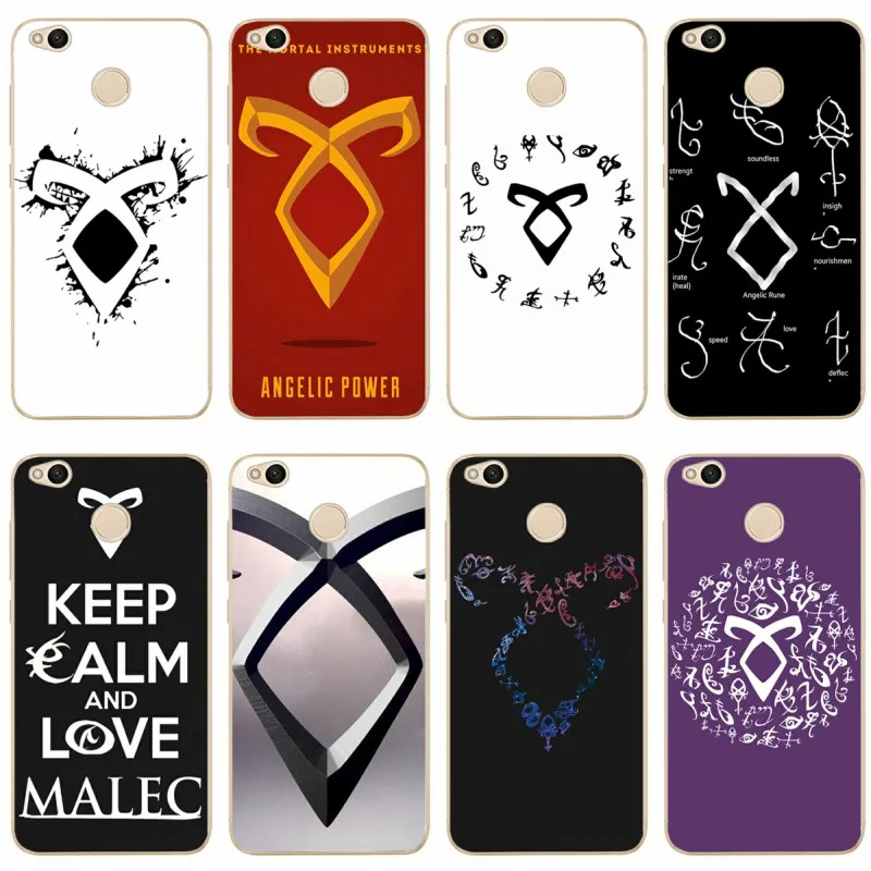 

Shadowhunters runes Cover Soft Silicone TPU Phone Case For redmi4A 4X 5 5a 5Plus note4 4X 5 for xiaomi4 5 5X 6X 8 note3 miX2S