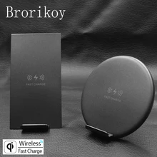 10 Вт Беспроводной Зарядное устройство для iPhone X 8 плюс подставка Настольный держатель Qi Беспроводной Зарядное устройство s для samsung S6 S7 S8 S9 Примечание 8 быстрой зарядки