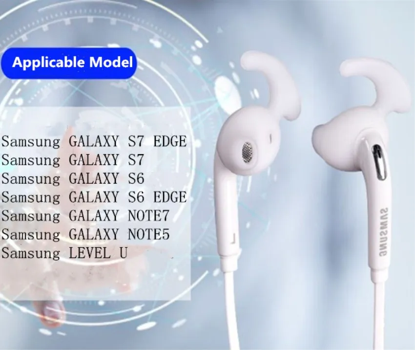 4 пары силиконовых сменных наконечников для наушников, противоскользящие наушники для Galaxy S7 S6 edge Level U EO-BG920