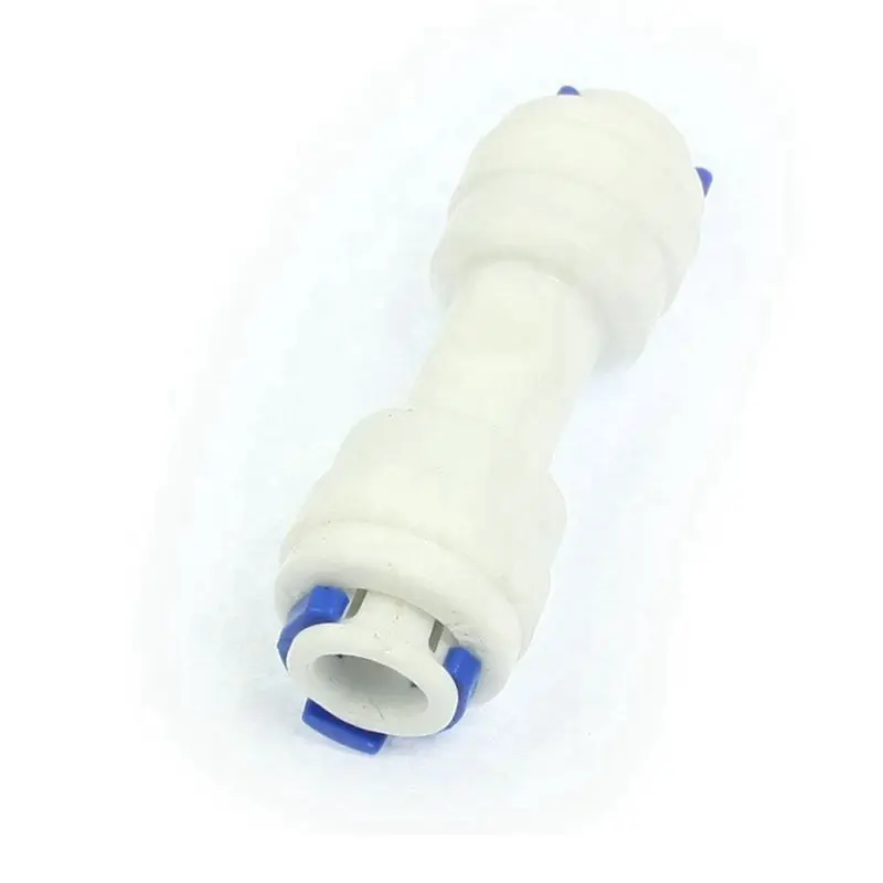 Белого и синего цвета Пластик воды трубы 6 мм Диаметр прямой разъем адаптера