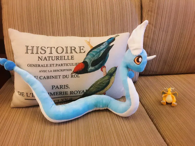 Карманная плюшевая кукла монстра Shinny Dragonair 95 см любой изгиб мягкие игрушки