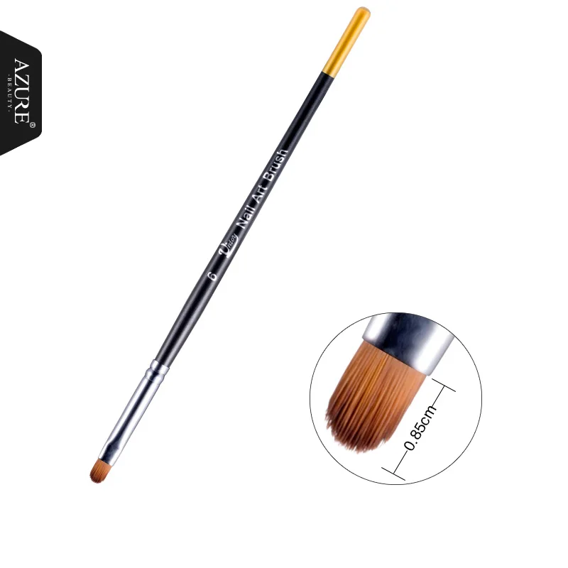 

Azure Beauty Newest Nail Art Brush 2 Head Choose High Quality Nail Drawing Pen Professional Manicure Tool UV Gel Nail Brush Pen