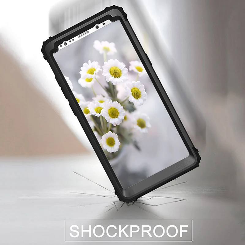 

3 in 1 TPU & PC Hard Phone Cases For Samsung Galaxy S8 S8 Plus Note 8 Cover Fashion 360 Full Protect Shockproof Armor Case Shell