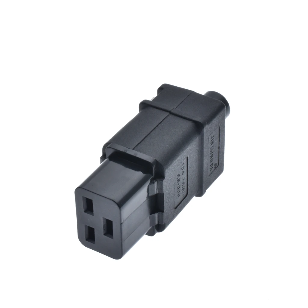 Rewirable PDU 16A 250VAC IEC 320 C 19 штекер C19 сделай сам разъем гнездовой Разъем #|connector iec|connector