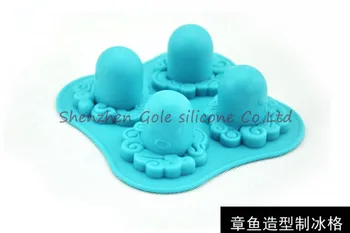 

200pcs/lot Octopus Mold Silicone Mold Cooking Tools Cookie Cutter Ice Molds Ice Trays Kitchen Fondant Accessories Tools