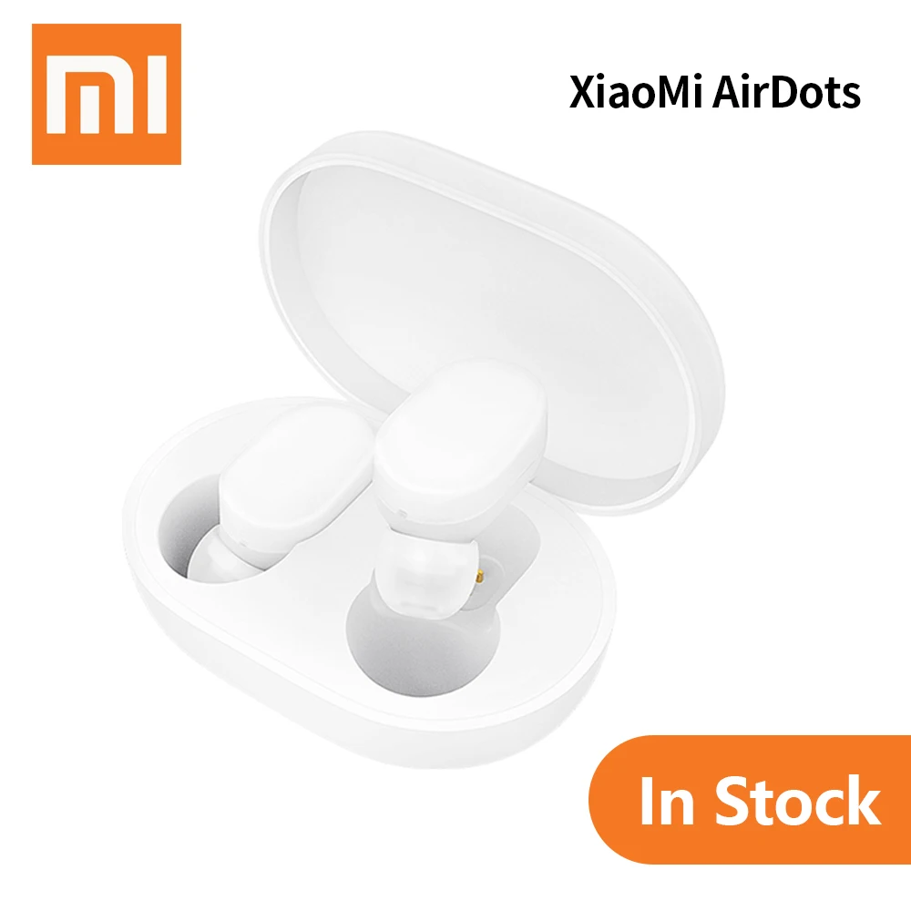 100% оригинальные Xiaomi Redmi AirDots TWS Bluetooth наушники стерео MI мини беспроводная 5 0