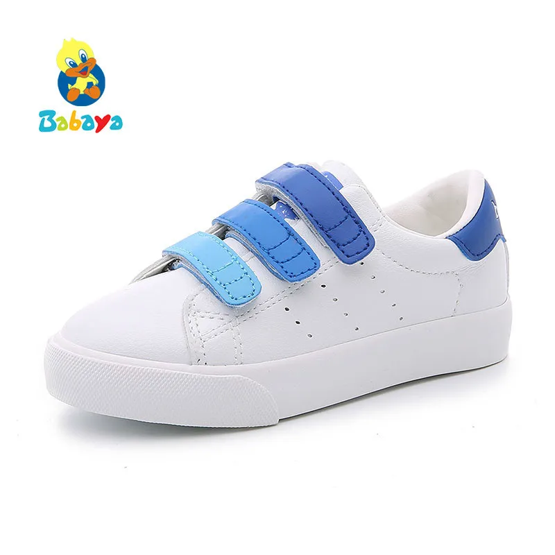 أحذية الأطفال لفتاة 2018 جديد أزياء الخريف الفتيان عارضة أحذية أطفال أحذية تزلج الفتيات رياضية أحذية بيضاء عالية جودة