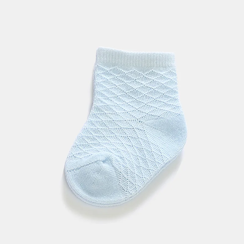 Diamond hollow out Baby Socks Newborn Boy Girl Summer Floor Socks Toddler Breathable Infant Cotton Blended Socks Elastic Comfortable (8)