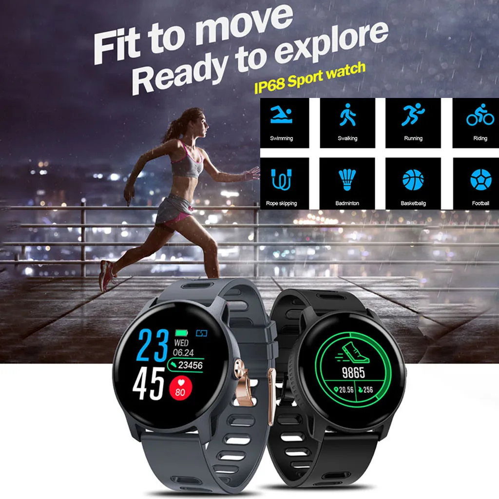 Smart Watch Android iOS Sports Fitness Calorie Wristband Wear Smart Watch Men Woman Smartwatch Watches Fitness Bracelet watch